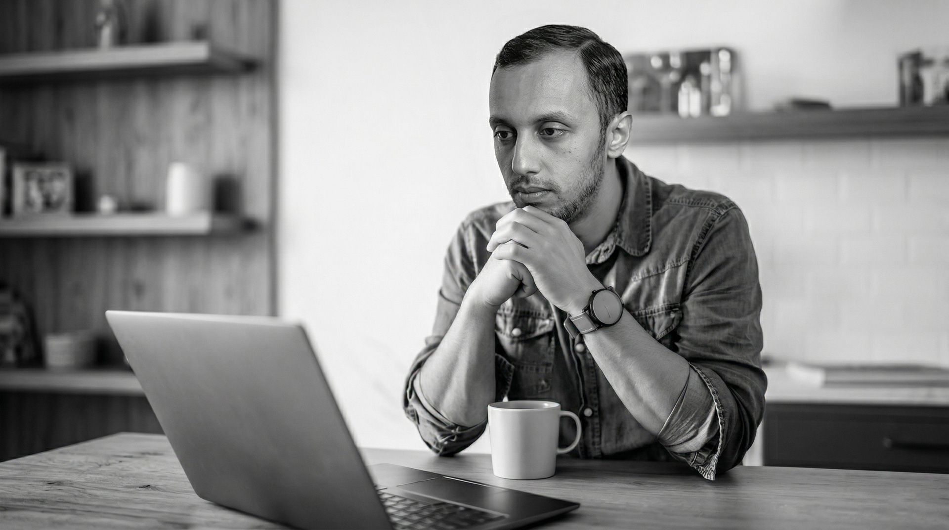 Abdul Kadir - Full-Stack Developer working at desk